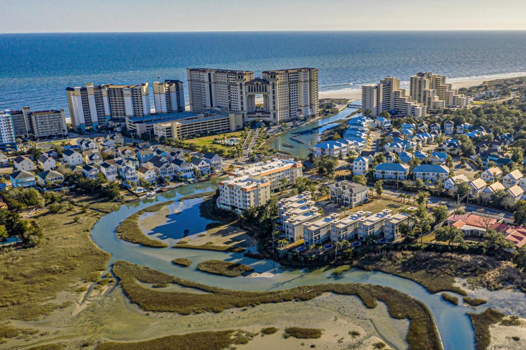 Ocean Marsh Relaxing Waterfront Loft Unit 403 Villa Myrtle Beach Exteriör bild