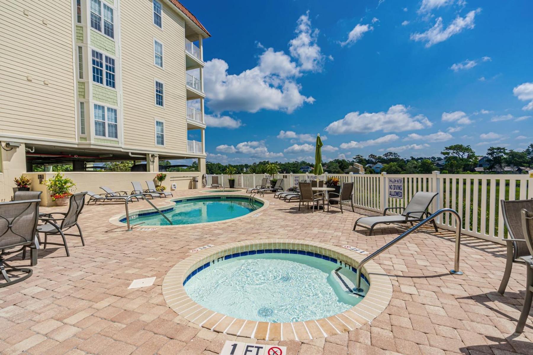 Ocean Marsh Relaxing Waterfront Loft Unit 403 Villa Myrtle Beach Exteriör bild