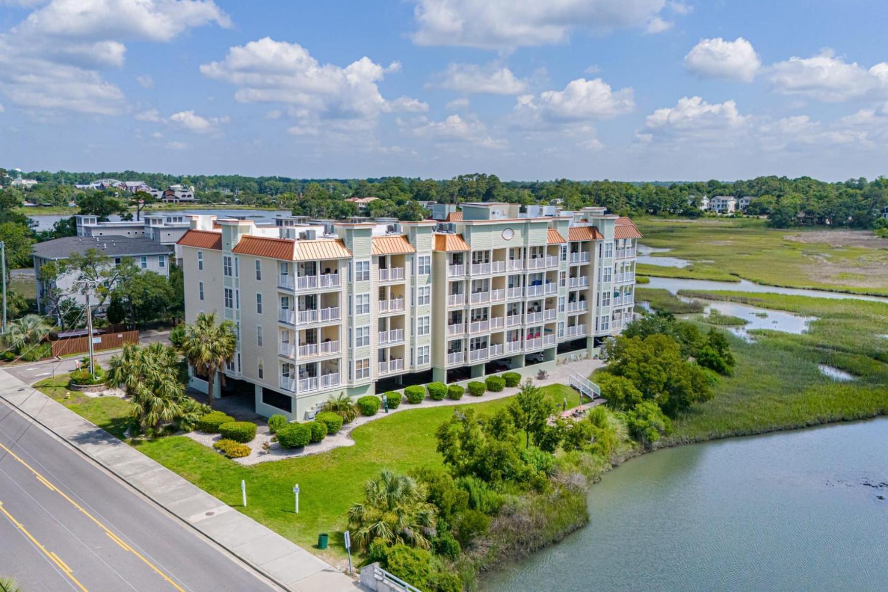 Ocean Marsh Relaxing Waterfront Loft Unit 403 Villa Myrtle Beach Exteriör bild
